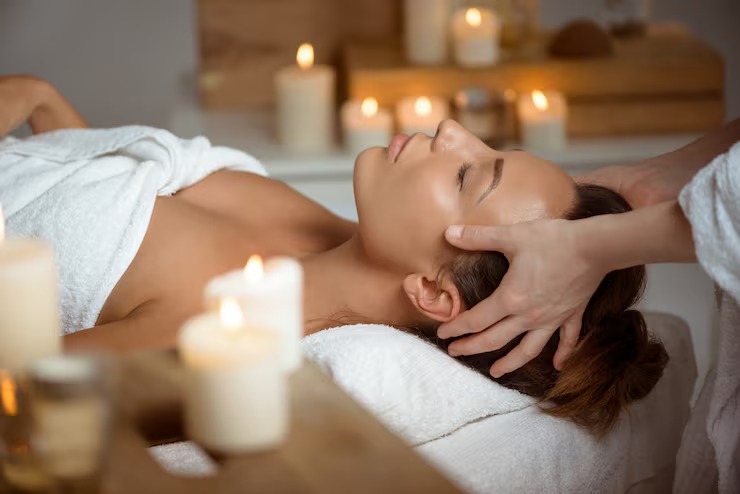 Facial Relaxation & Herbal Massage